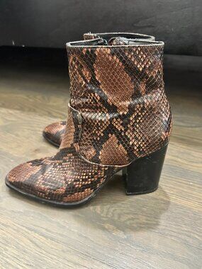 Zara Snake Booties
